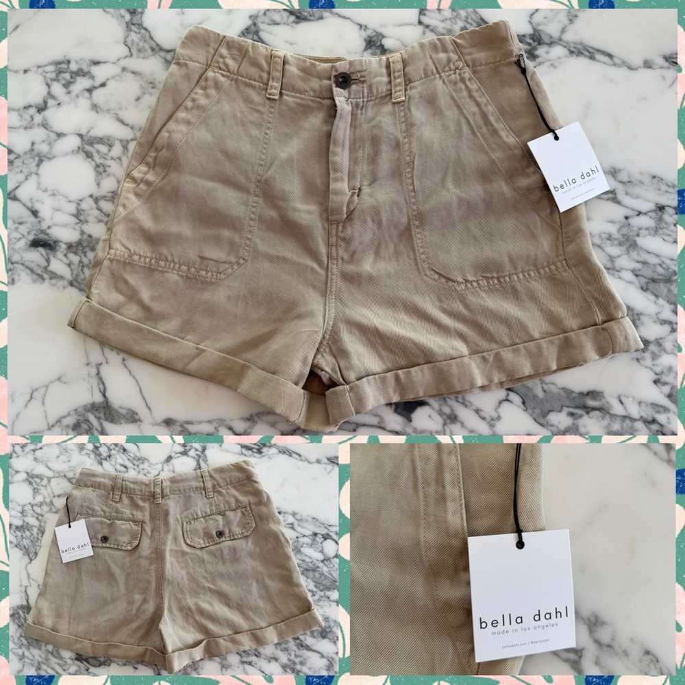 Bella Dahl Beige Women's shorts, NWT, size 27